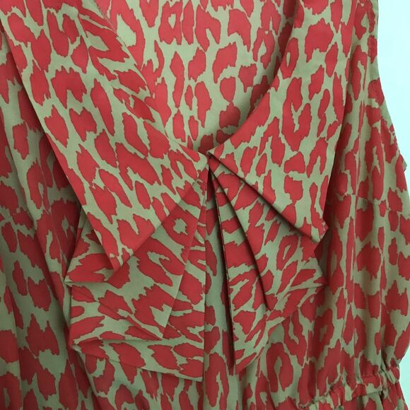 BeBop Pink & Tan Leopard Print Sleeveless Shift Dress - Size Medium - Mobwife - Picture 3 of 5